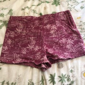 Asos Cheeky Hawaiian-print Shorts